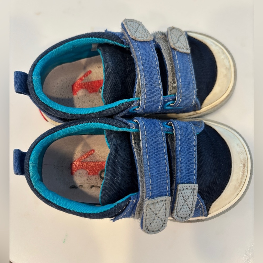 See Kai Run Russell Size 6 Baby/Toddler in Navy/Multi - Picture 2 of 4